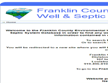Tablet Screenshot of franklincountyenvironmentalhealth.com